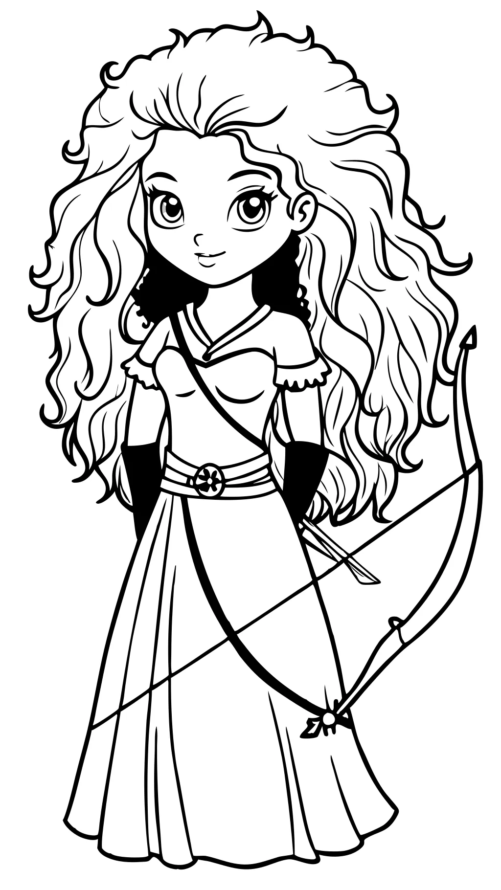 coloriages Disney Merida